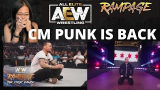 AEW Rampage Reaction | CM PUNK IS BACK! CM PUNK IS BACK!