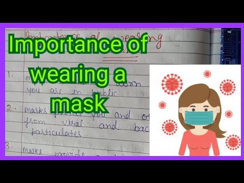 argument essay about wearing masks