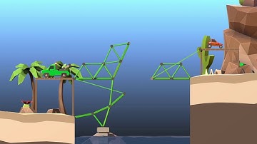 Poly Bridge 2 Level 4 - 12 "Trailblazer" 100%