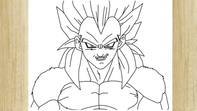 Desenhando/Drawing Goku - Dragon Ball GT 
