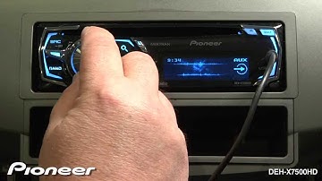 How To - DEH-X7500HD - AUX Input