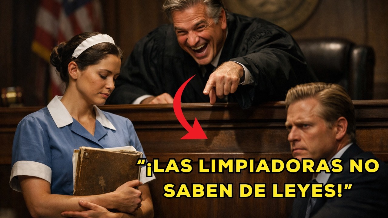Se BURLARON de la LIMPIADORA en el tribunal… hasta que habló frente al JUEZ