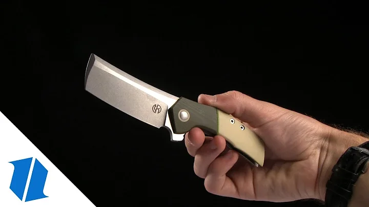 TuffKnives Geoff Blauvelt Custom Mini Nakiri Folding Knife Overview