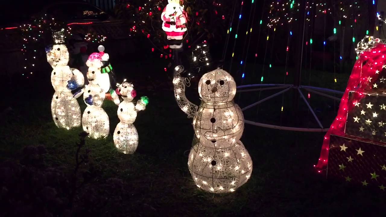 Christmas lights in Santa Cruz (Columbia St) YouTube