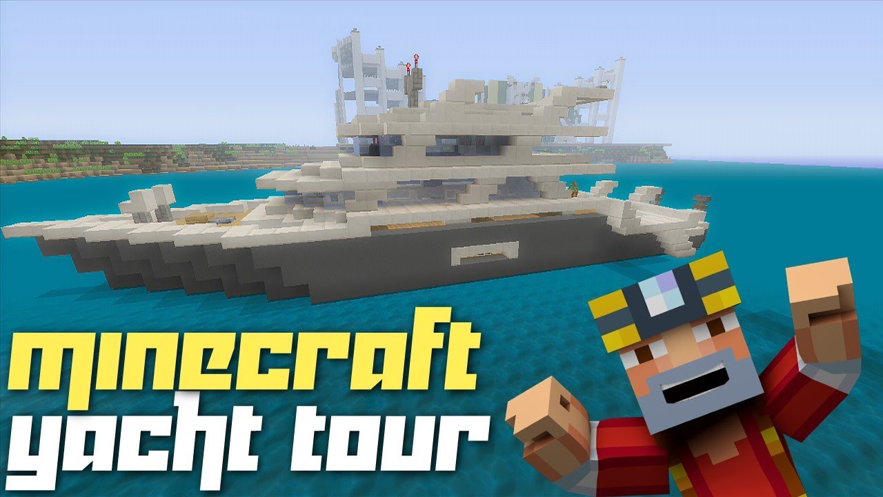 Minecraft Xbox 360: Yacht Tour! - YouTube