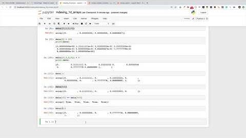 04 13 Indexing 1D Arrays