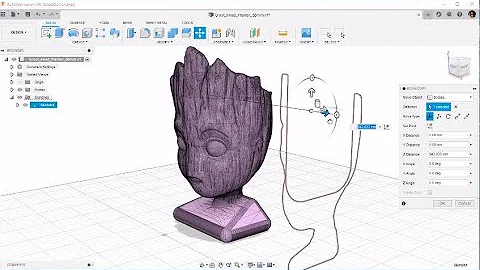 Fusion 360: Fit Curves to Mesh Section for Reverse Engineering