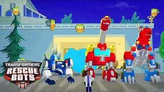 Transformers: Rescue Bots | Dinobots Together | FULL Episode | Kids Cartoon | Transformers Junior