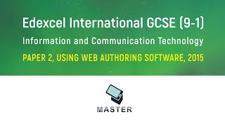 Edexcel IGCSE (9-1) ICT, Paper-2, Using Web Authoring (Kompozer) Software 2015