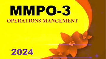 IGNOU MMPO-3 Solved Assignment 2024 For January 2024 and July 2024 Sessions