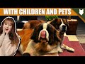 ST BERNARD WITH OTHER CHILDREN AND PETS