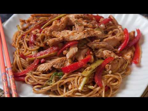 طريقة عمل مكرونة بشاورما الدجاج مع مروة فاروق 