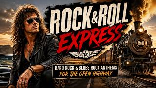 Rock &amp; Roll Express 🚂 Hard Rock &amp; Blues Rock Anthems for the Open Highway