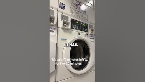 Laundry Machine Stuck at 7 Minutes! 🫧 😱