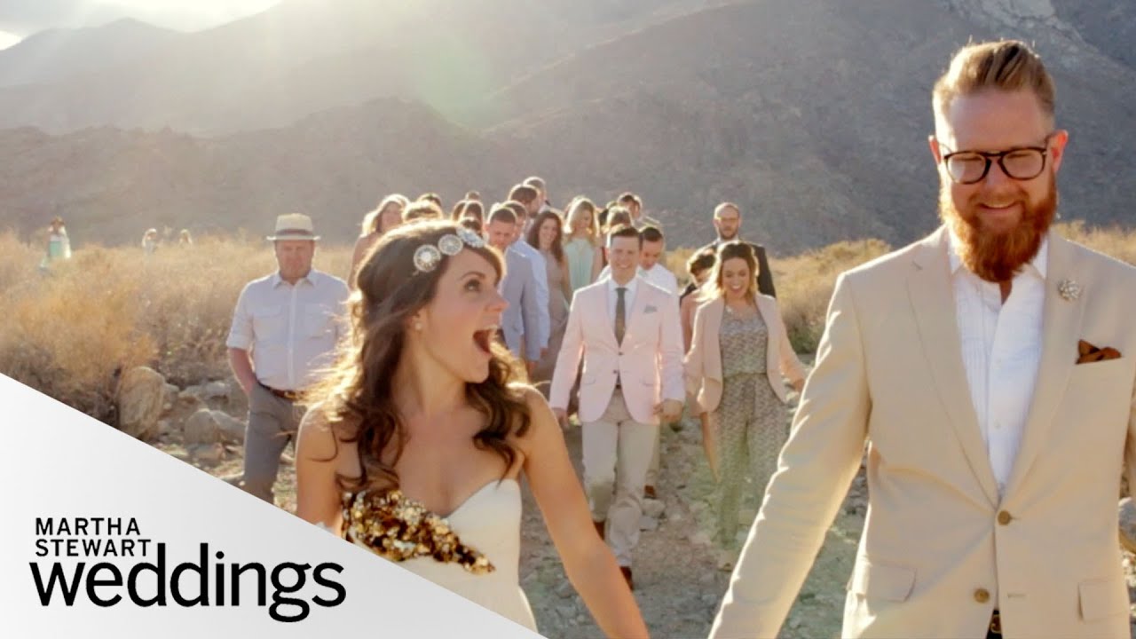 Edyta and Jared's Intimate Desert Real Wedding - Martha Stewart Weddings