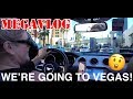 WE&#39;RE GOING TO VEGAS! *MEGAVLOG* | Las Vegas Day 1