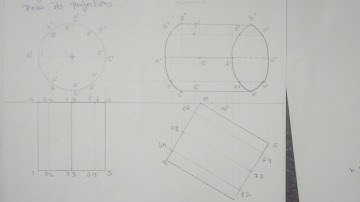 Projection of Solids problem 6