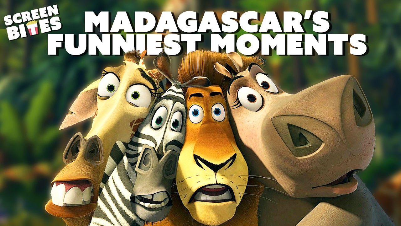 The Funniest Scenes in the Madagascar Movies! | Screen Bites