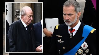 Why Spain sent 2 Kings to Queen's funeral as Juan Carlos I arrives