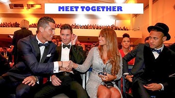 Lionel Messi And Cristiano Ronaldo Meet Together | Some Great Moment