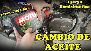 Cambiando El Aceite De La Caja ✓ SUZUKI AX100