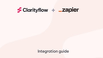 The Clarityflow Zapier integration