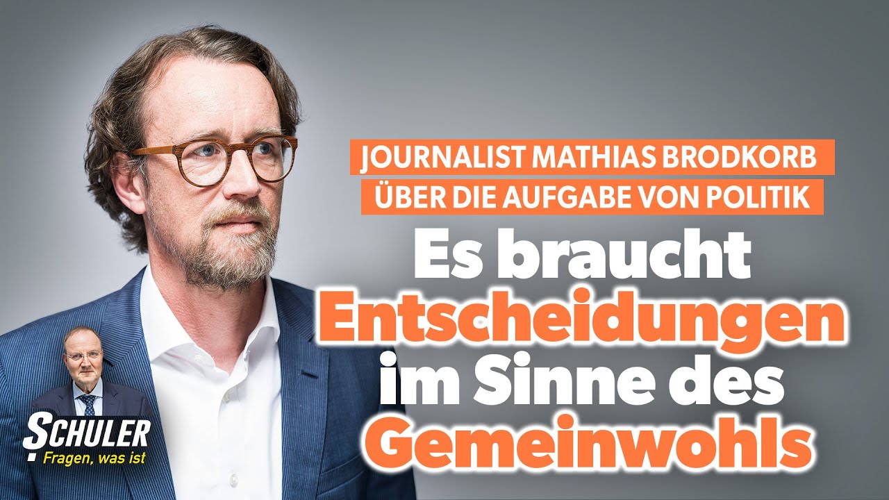 Journalist Mathias Brodkorb über die Aufgabe von Politik: Es braucht Entscheidungen fürs Gemeinwohl