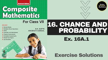 Composite Mathematics Class 7 - Chance and Probability - Exercise 16 A (1)