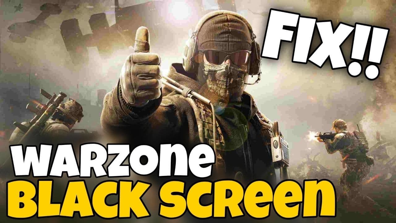 How To Fix Call Of Duty Warzone Black Screen On Pc Youtube