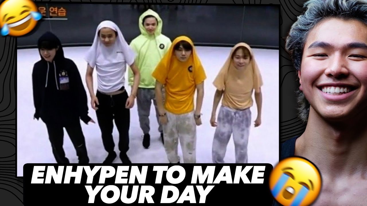 Athlete React to Enhypen Funny Moments to Make Your Day