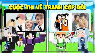 Cặp Đôi Nào Đẹp Nhất Hero Team | Siro Và Noob Ruby Thi Vẽ Tranh Cặp Đôi Cùng Kamui Và MeoPeo