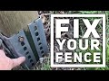 Fix Your Fence Quick, Easy & Cheap! (Under $50)