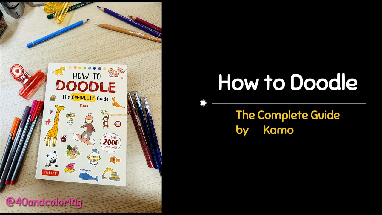 2000+ Doodles | Flip Through of KAMO's "Complete Guide" | Kawaii Art ...