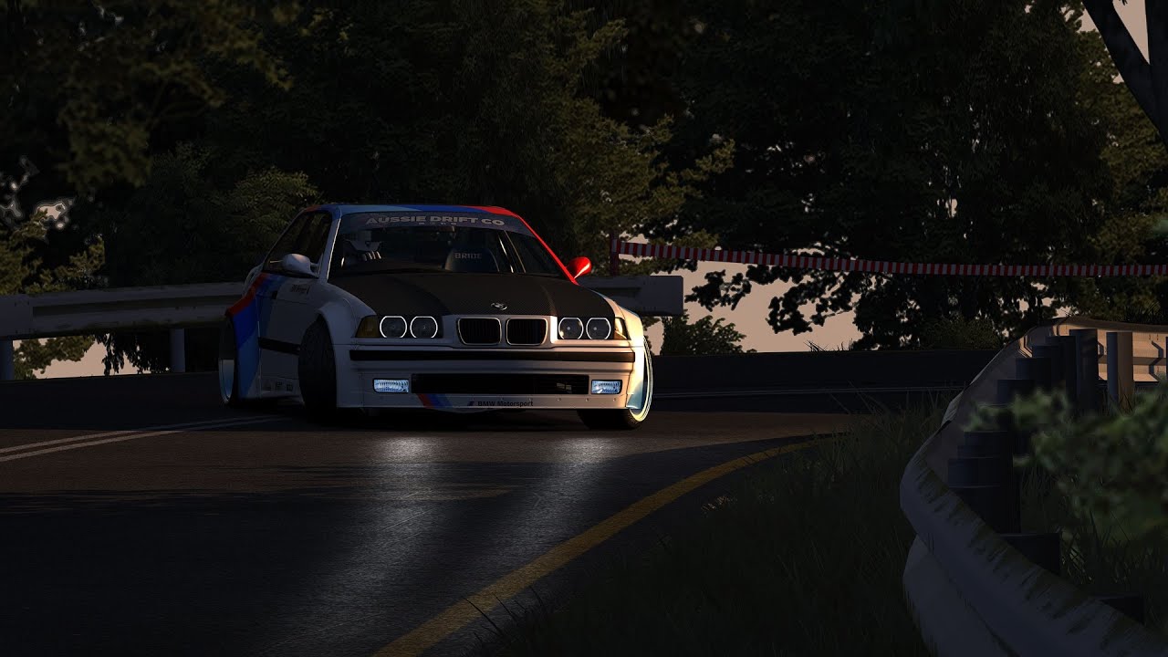 Assetto Corsa Show Drift Bmw E M Bukit Putus Hillclimb Youtube