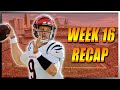 DRAFTKINGS NFL WEEK 16 RECAP | THE JOE BURROW ERUPTION WEEK