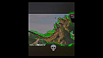 Godzilla mountain 💀 #trollface #edit