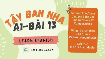 #13 Learn Spanish with Hola Lingua - A1 - Beginner - Tự học tiếng Tây Ban Nha A1