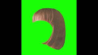 🔥 Hair Green Screen Effect | Stylish Hair Overlay for Video Editing (Free)