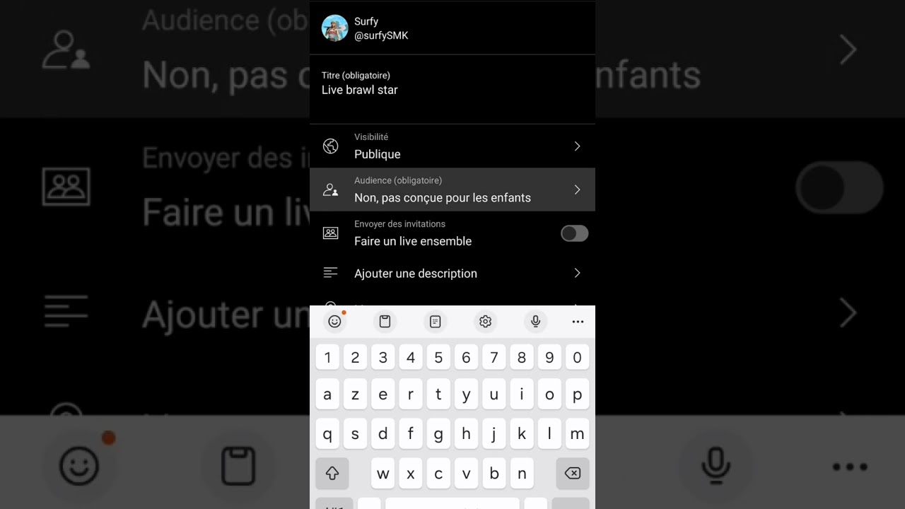 Tuto pour faire un live en enregistrant son écran