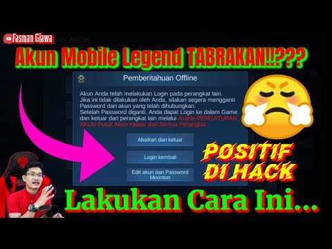 Akun Mobile Legend Tabrakan !?? Cara mengatasi akun ML yang di mainkan orang