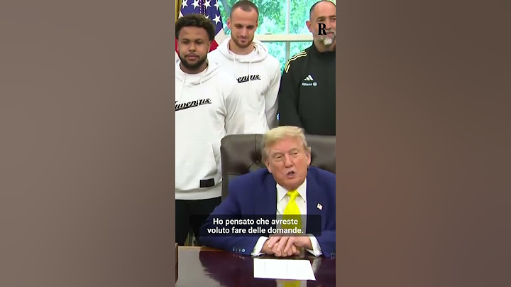 "Una donna nella squadra?": Trump imbarazza la Juventus, ricevuta nello Studio Ovale