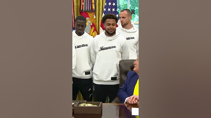"Una donna nella squadra?": Trump imbarazza la Juventus, ricevuta nello Studio Ovale