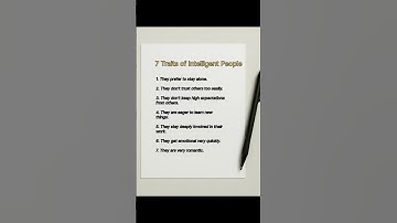 Top 7 Signs of Highly Intelligent People | Habits, Traits & Psychology of Smart Minds