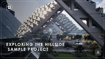 Exploring The Hillside Sample In Unreal Engine 5.4