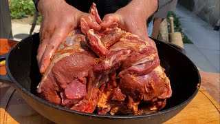 Рецепт приготовления говяжьего антрекота в Помпейской печи❗️