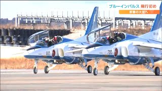 見ているだけで勇気がもらえる。涙も出る」ブルーインパルス『飛行初め