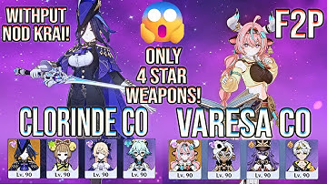 🔥 F2P Clorinde & Varesa DESTROY Spiral Abyss 12 | Genshin Impact