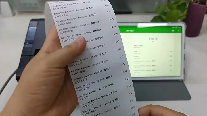 HOP-E802 Thermal Receipt Printer Ethernet port printing With Android loyverse POS