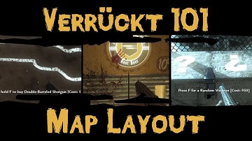 Zombies 101 :: Verrückt 101 :: Map Layout, Perk Locations, Mystery Box Locations, Walkthrough