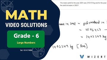 Maths Large Numbers word problems for Grade 6 - Set 1614174886